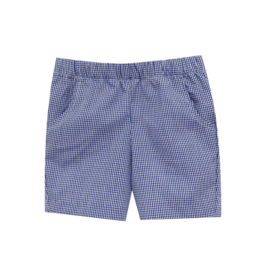 Vive la Fete Navy Blue Gingham Short