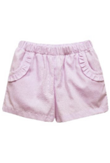 Vive la Fete VFS26 Light Pink Gingham Ruffle Pocket Short