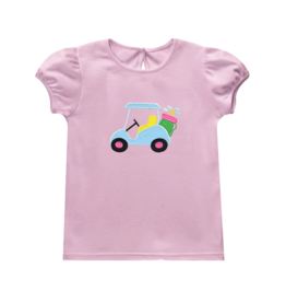 Vive la Fete Pink Golf Cart Shirt
