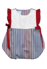 Vive la Fete VFS26 Girls Blue, Red, White Stripe Bubble