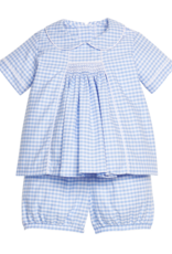 Little English LES26 Chest Smocked Short Set Mayfair Gingham