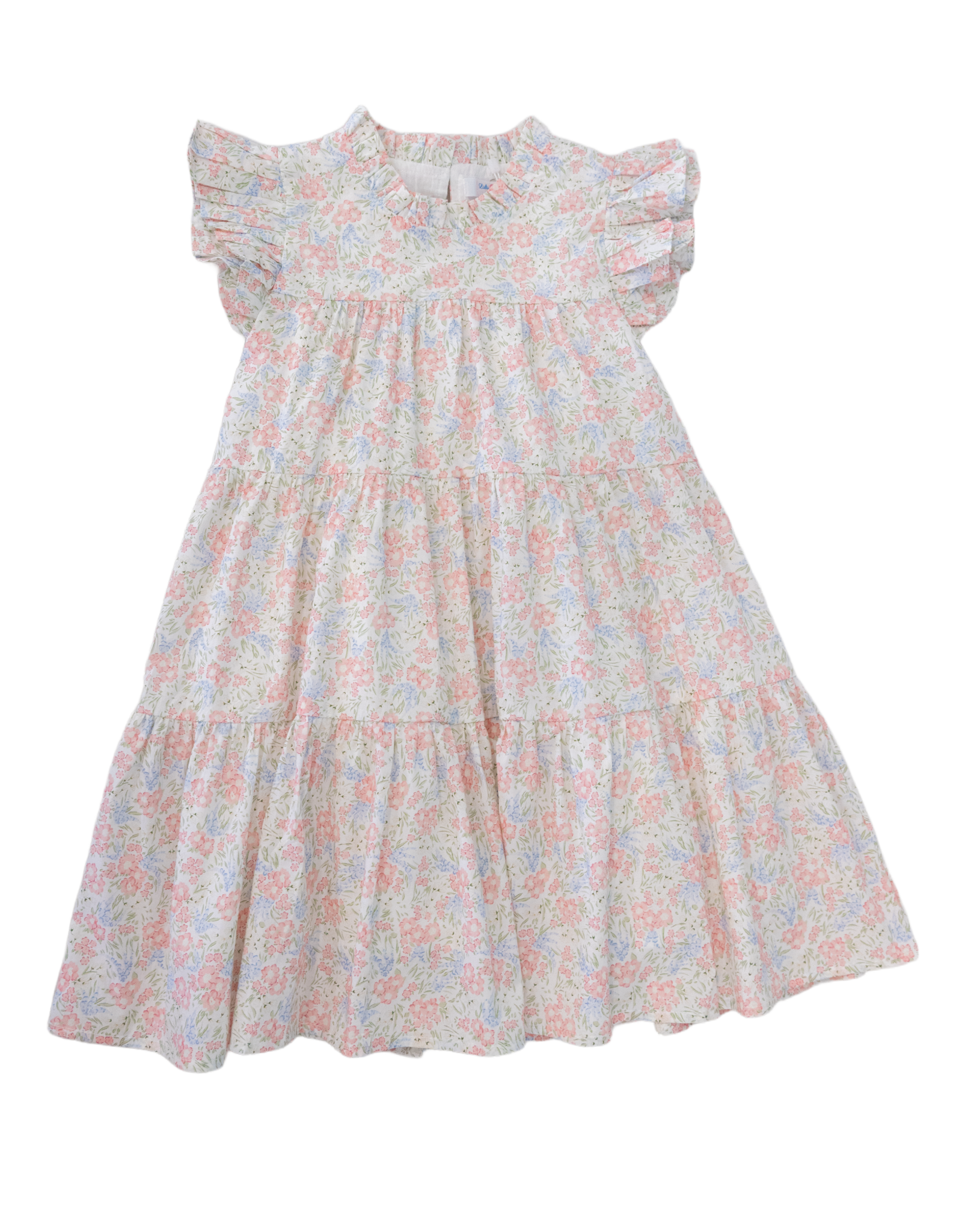 Lulu Bebe LB Carley Floral Tiered Dress