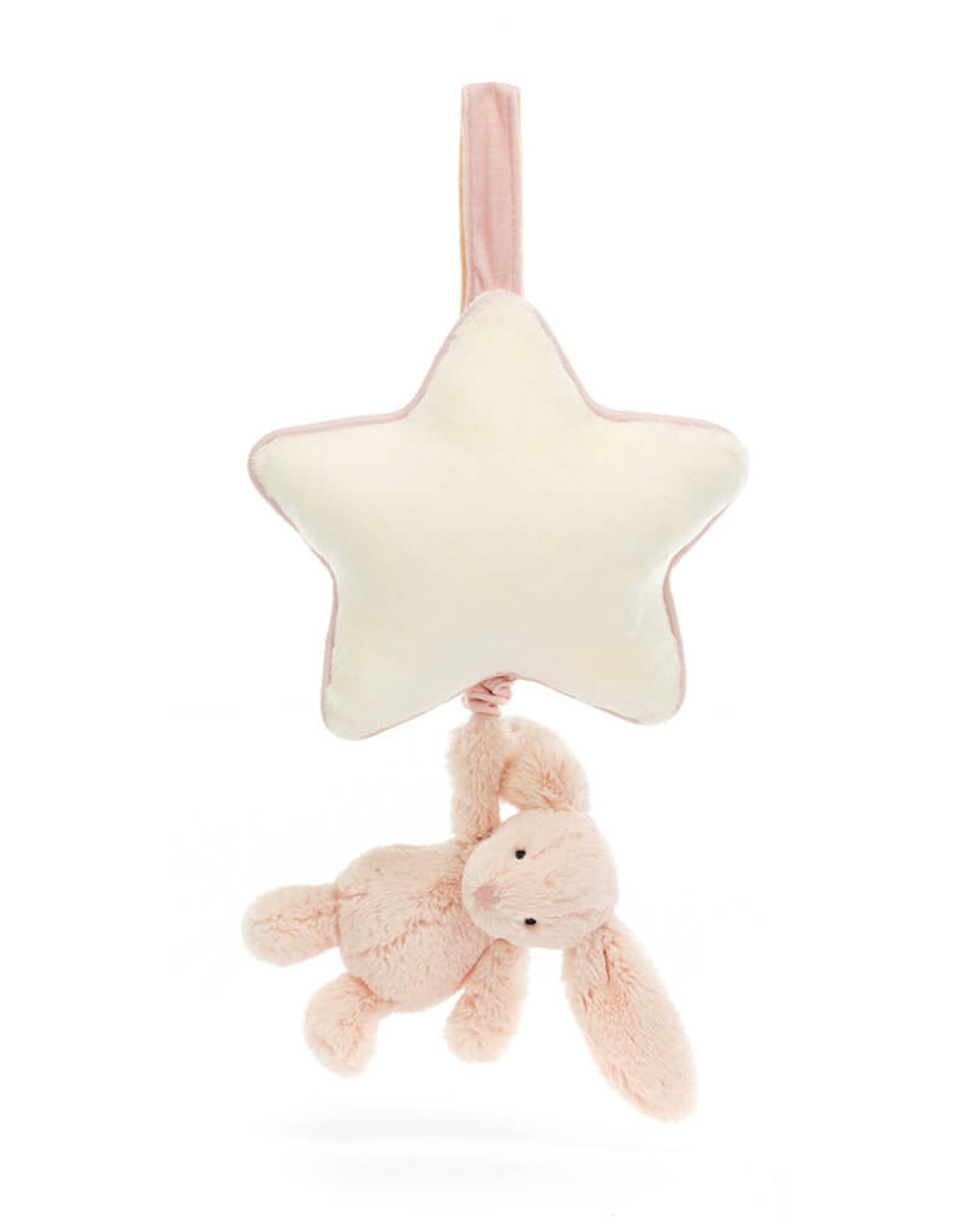 Jellycat Bashful Blush Bunny Musical Pull