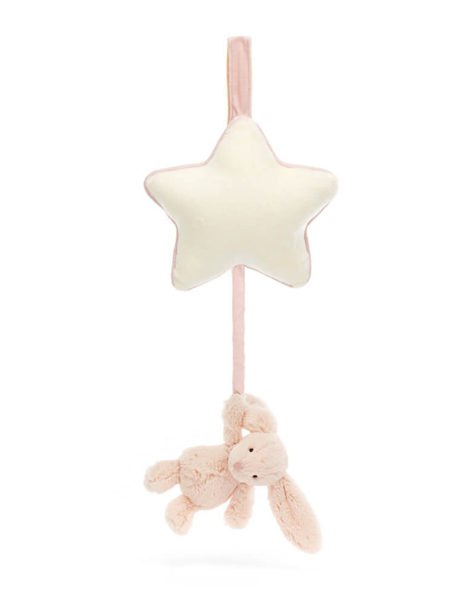 Jellycat Bashful Blush Bunny Musical Pull