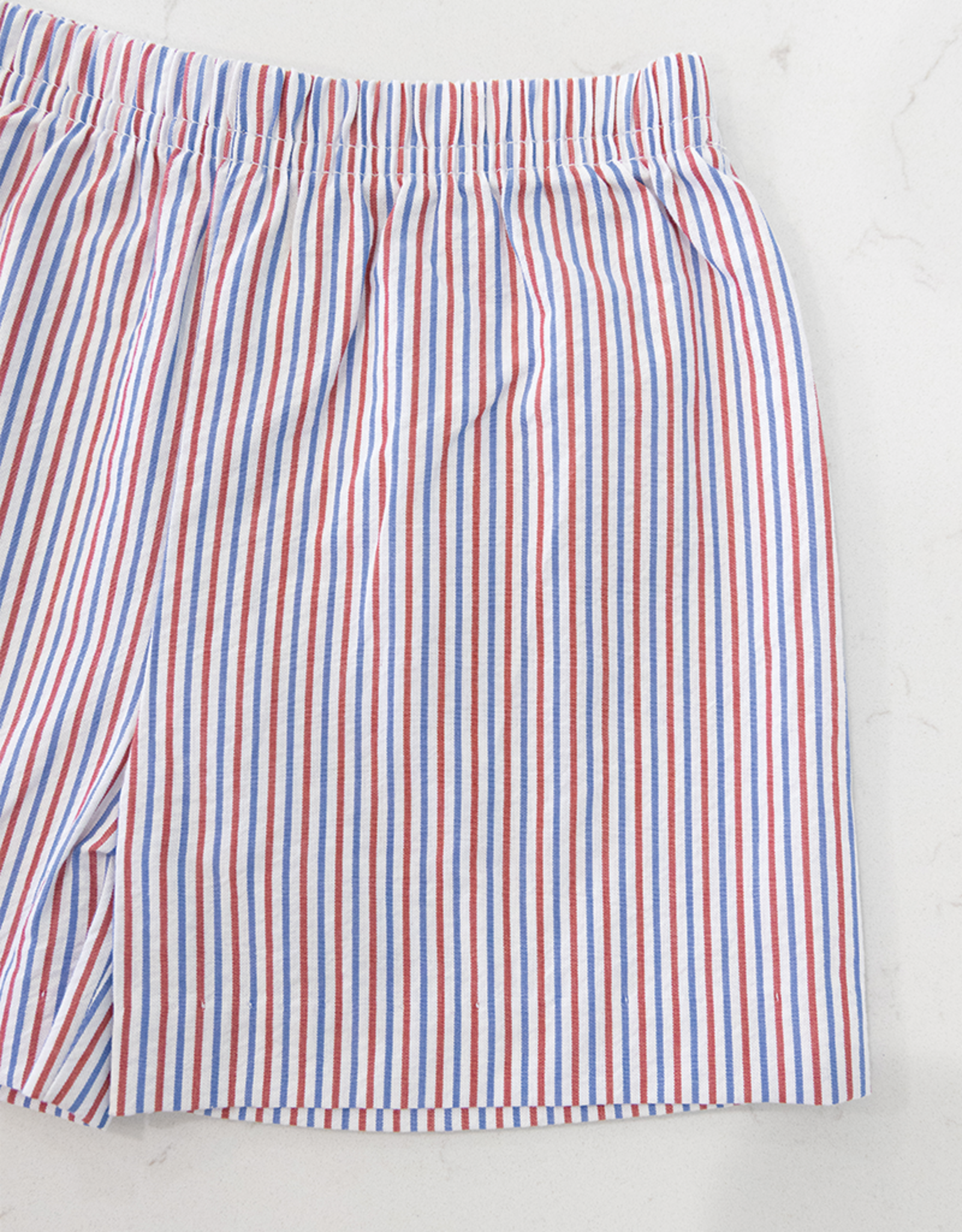 Zuccini ZS26 Patriotic Stripe Seersucker Short