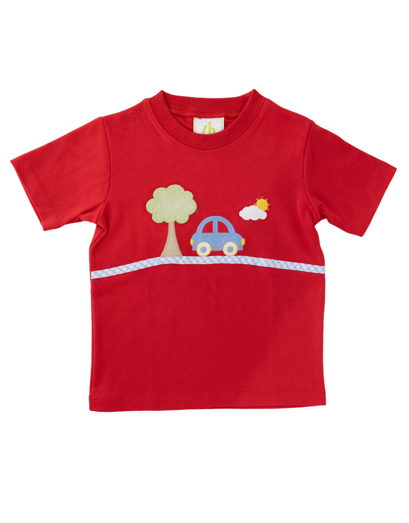 Zuccini ZS26 Red Car Tree Shirt