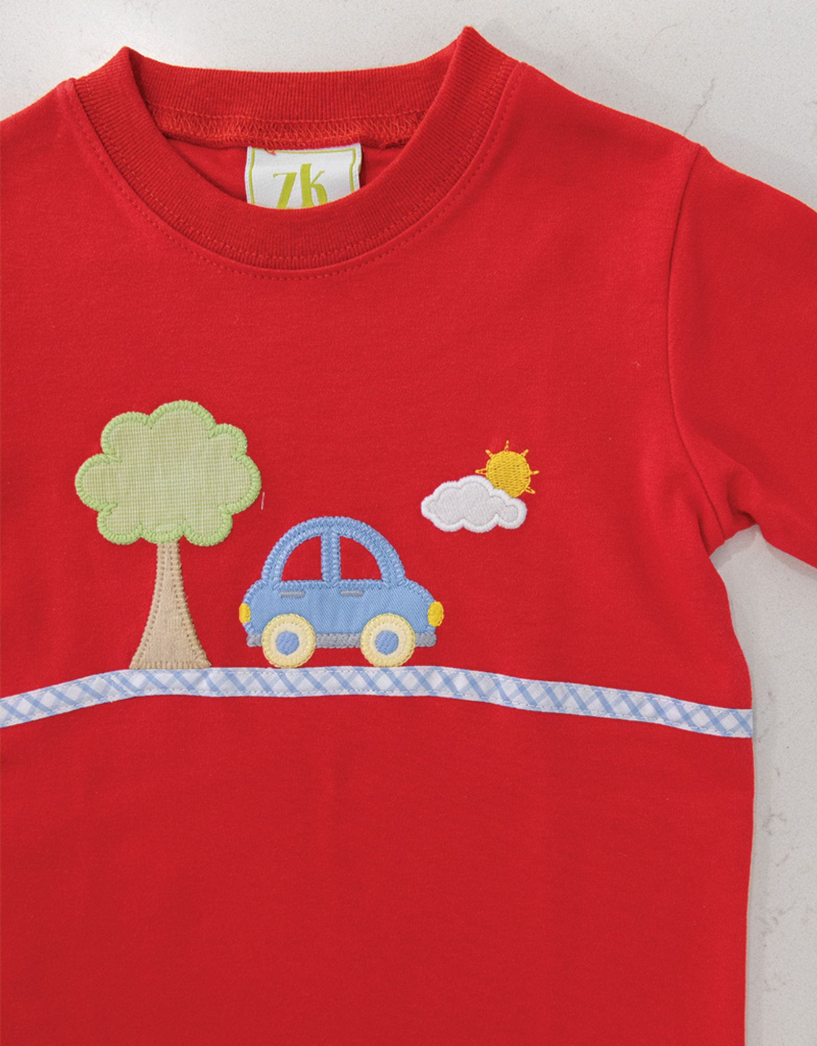 Zuccini ZS26 Red Car Tree Shirt
