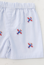 Zuccini ZS26 Airplane Embroidered Short