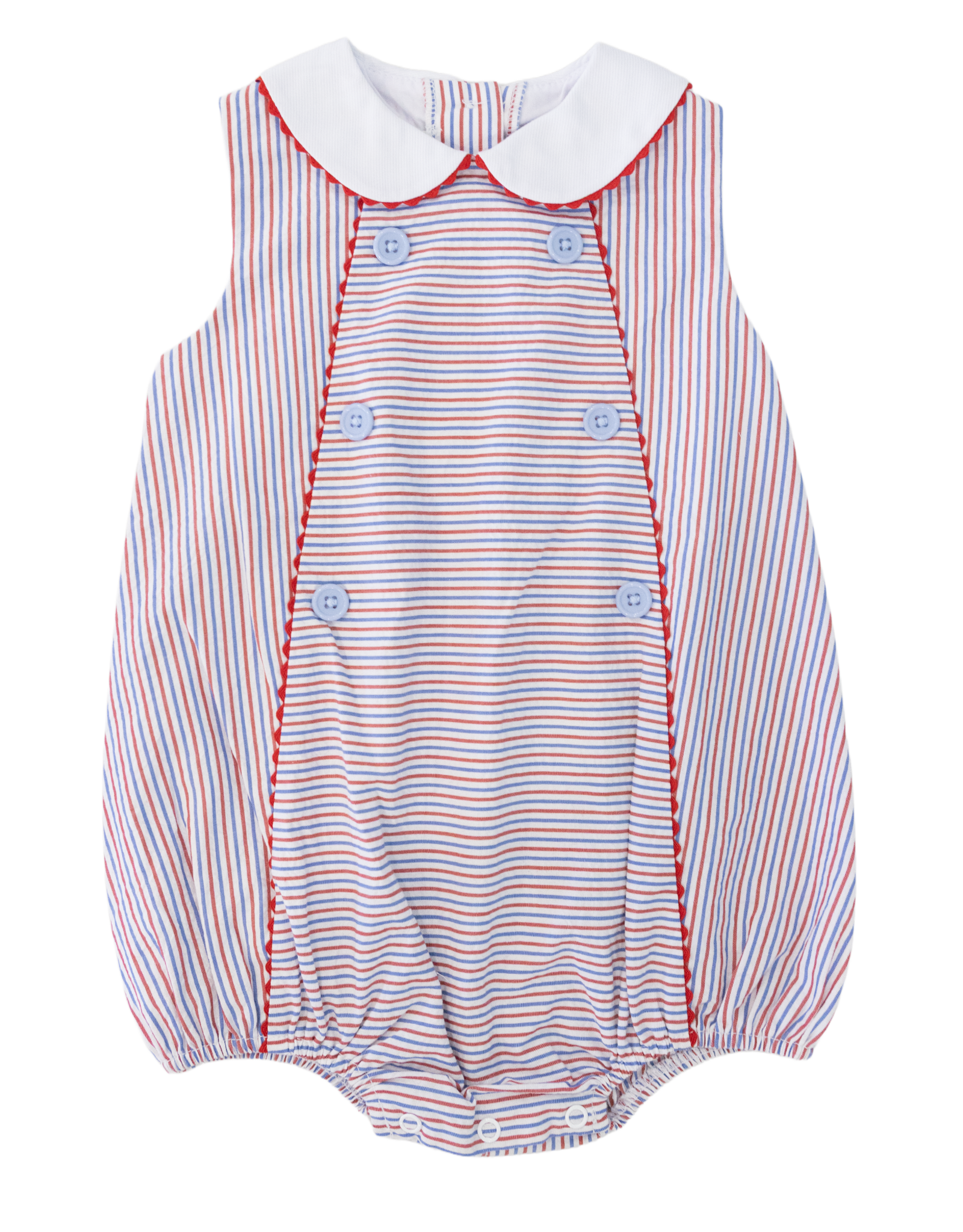 Zuccini ZS26 Patriotic Stripe Seersucker Bubble