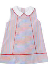 Zuccini ZS26 Patriotic Stripe Seersucker Dress