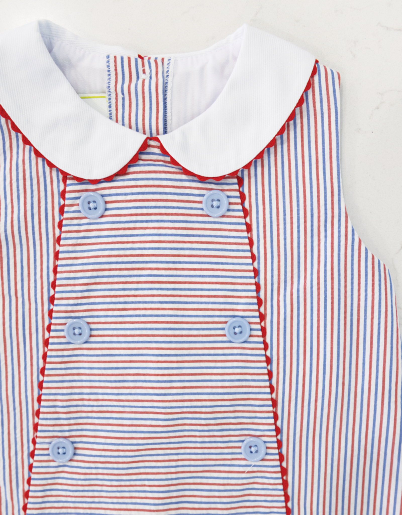 Zuccini ZS26 Patriotic Stripe Seersucker Dress