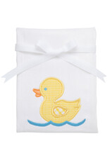 3 Marthas 3M appliqued burp pad Yellow Duck