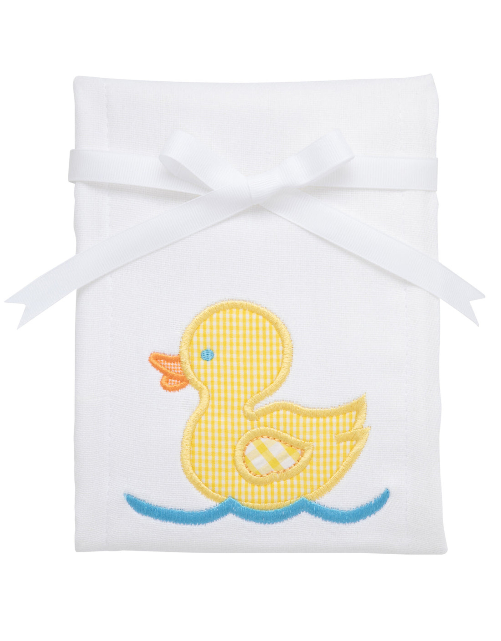 3 Marthas 3M appliqued burp pad Yellow Duck