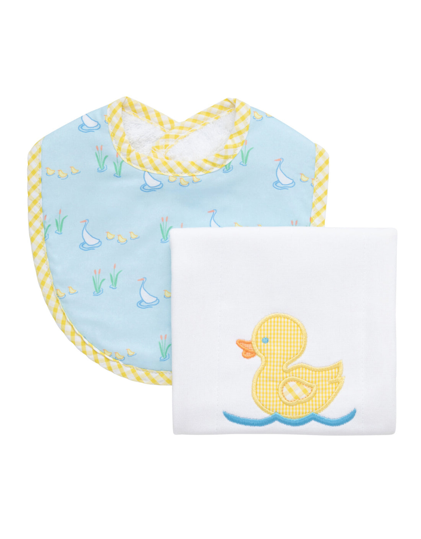 3 Marthas 3M boxed burp/bib set Yellow Duck