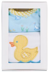 3 Marthas 3M boxed burp/bib set Yellow Duck