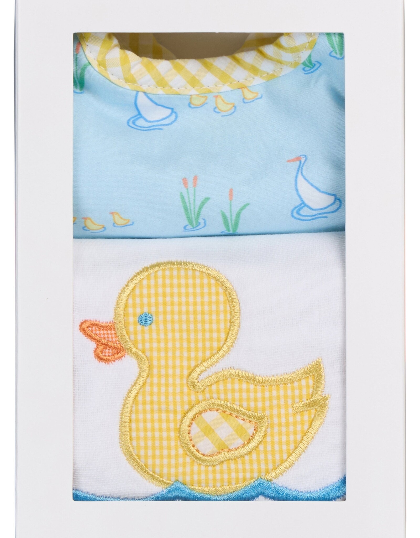 3 Marthas 3M boxed burp/bib set Yellow Duck