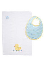 3 Marthas 3M boxed burp/bib set Yellow Duck