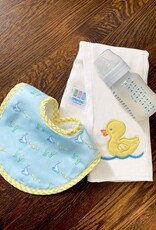 3 Marthas 3M boxed burp/bib set Yellow Duck
