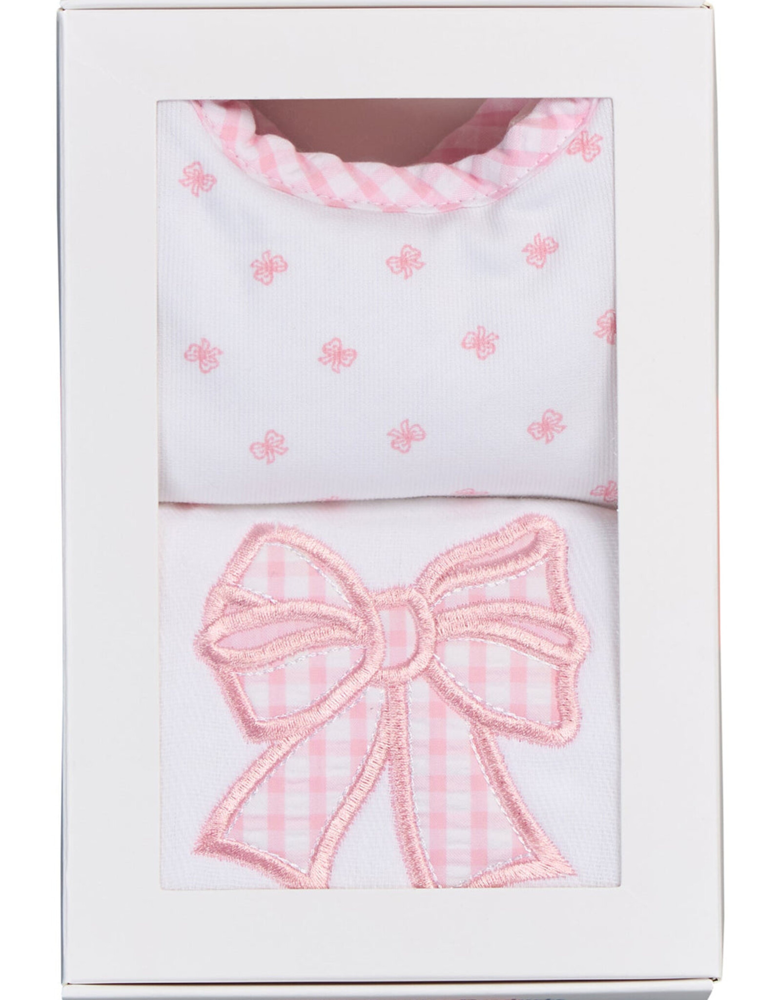 3 Marthas 3M boxed burp/bib set bow