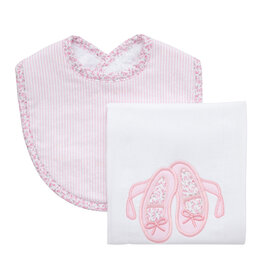 3 Marthas boxed burp/bib set Ballet