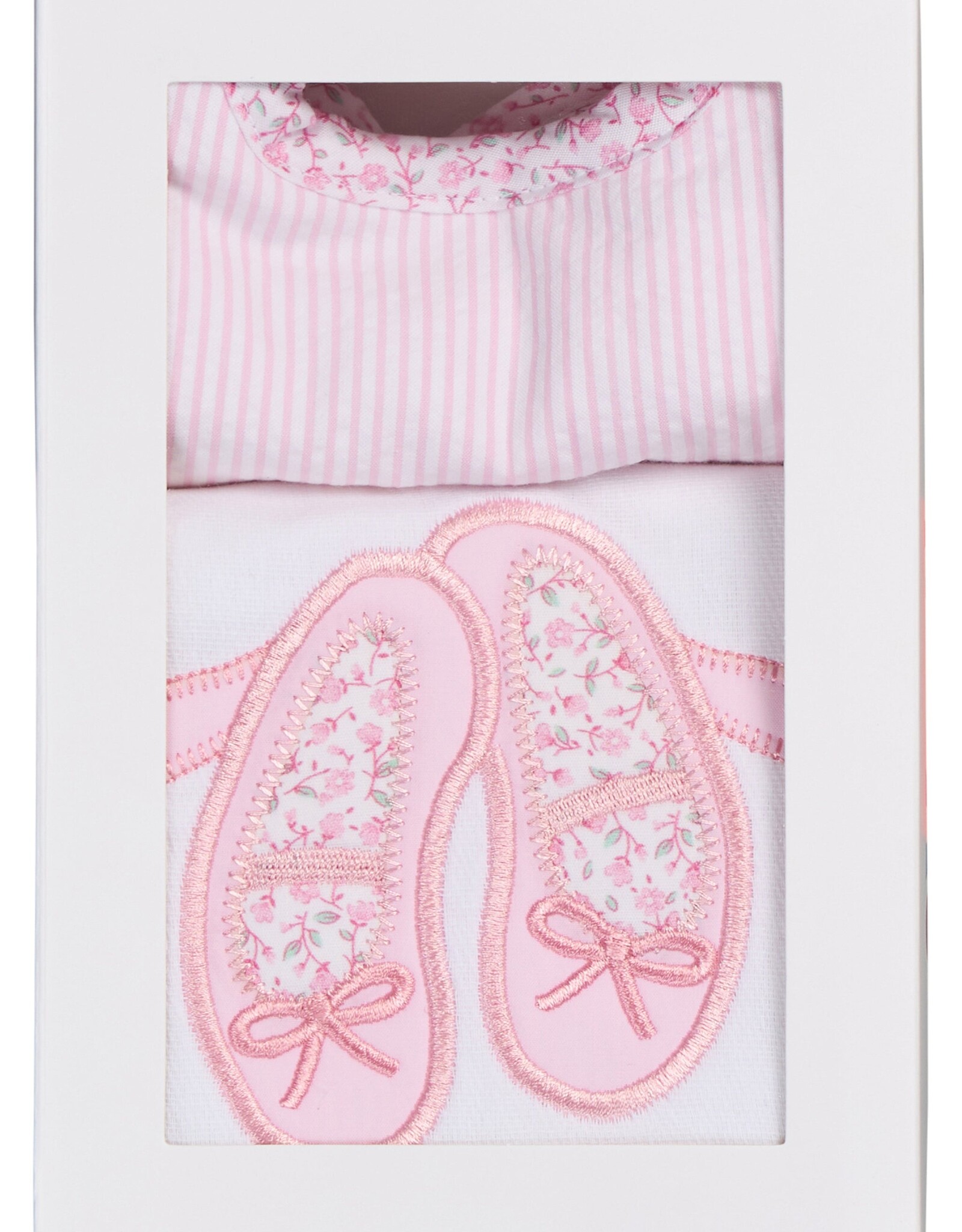 3 Marthas 3M boxed burp/bib set Ballet