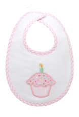 3 Marthas 3M medium appliqued bib cupcake pi