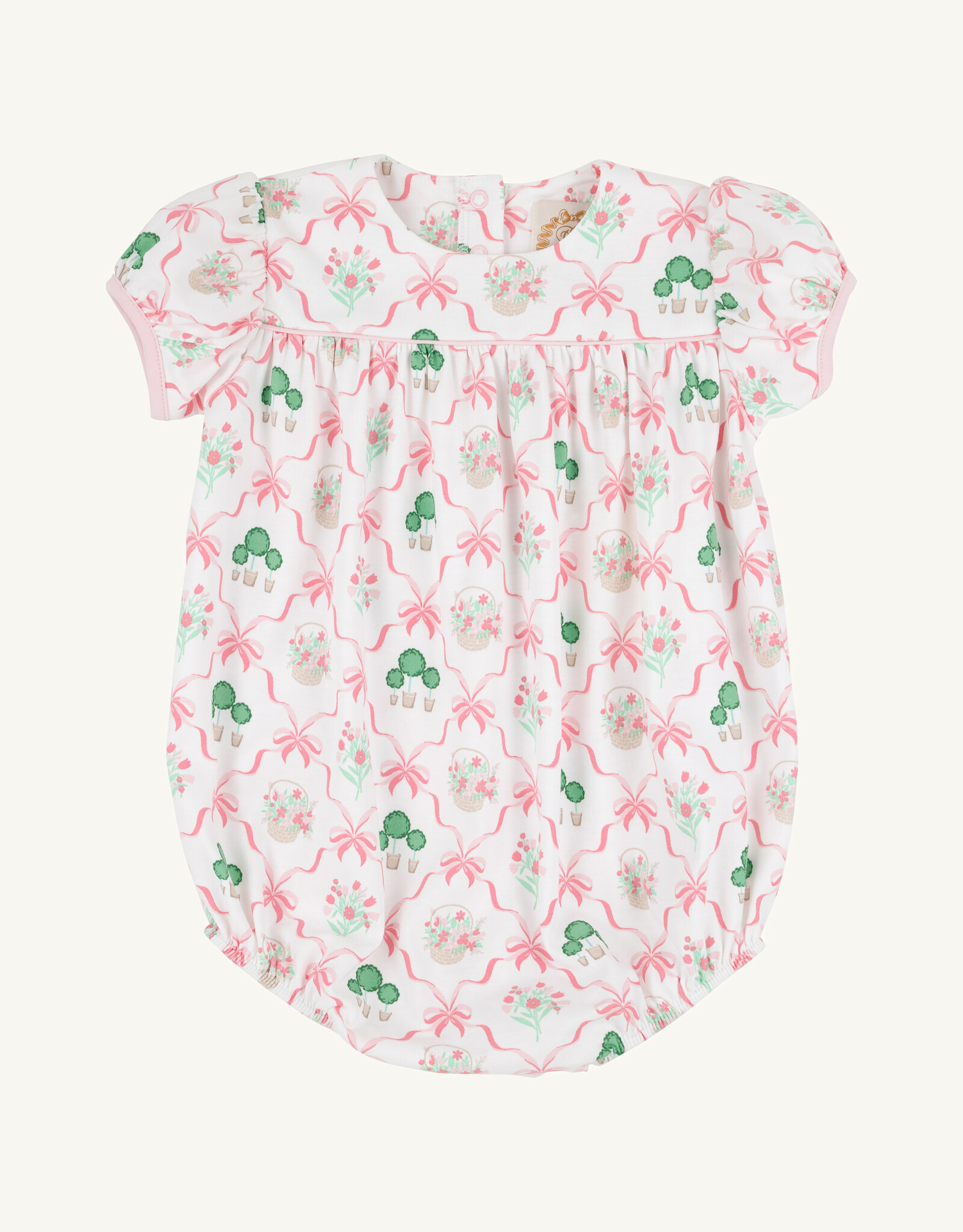 TBBC Blythe Bubble Knit Boxwood and Bows