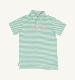 TBBC Prim Proper Polo Grace Bay Green Stripe