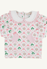 TBBC Maude's Ruffle Cassidy Crewneck Boxwoods and Bows