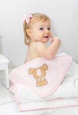 3 Marthas 3M Boxed Hooded Towel Set Teddy Bear Pink
