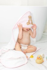 3 Marthas 3M Boxed Hooded Towel Set Teddy Bear Pink