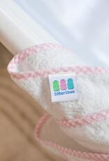 3 Marthas 3M Boxed Hooded Towel Set Teddy Bear Pink