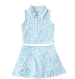 Swoon Baby Blue Sky Bow Proper Set