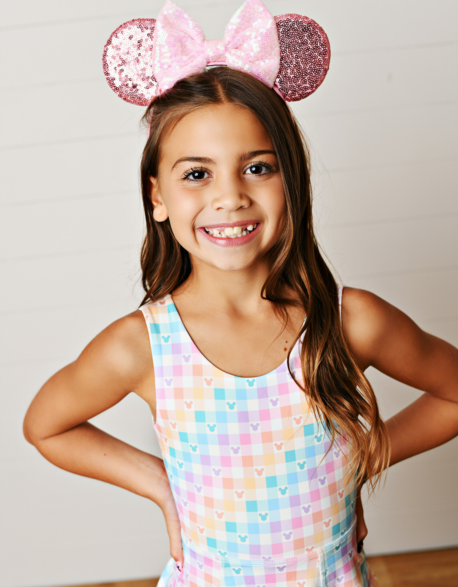 Swoon Baby 2601 Gingham Mouse Dress