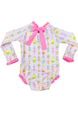 James and Lottie JL26 Leighton One Piece Rash  Guard Set Reel Fun