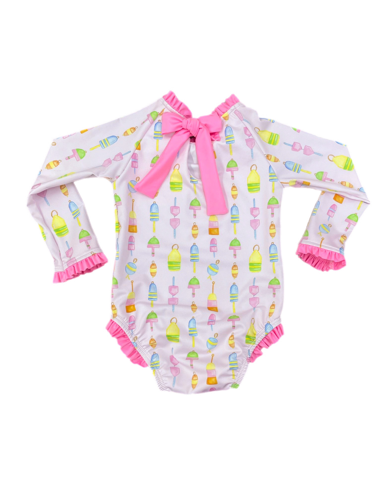 James and Lottie JL26 Leighton One Piece Rash  Guard Set Reel Fun