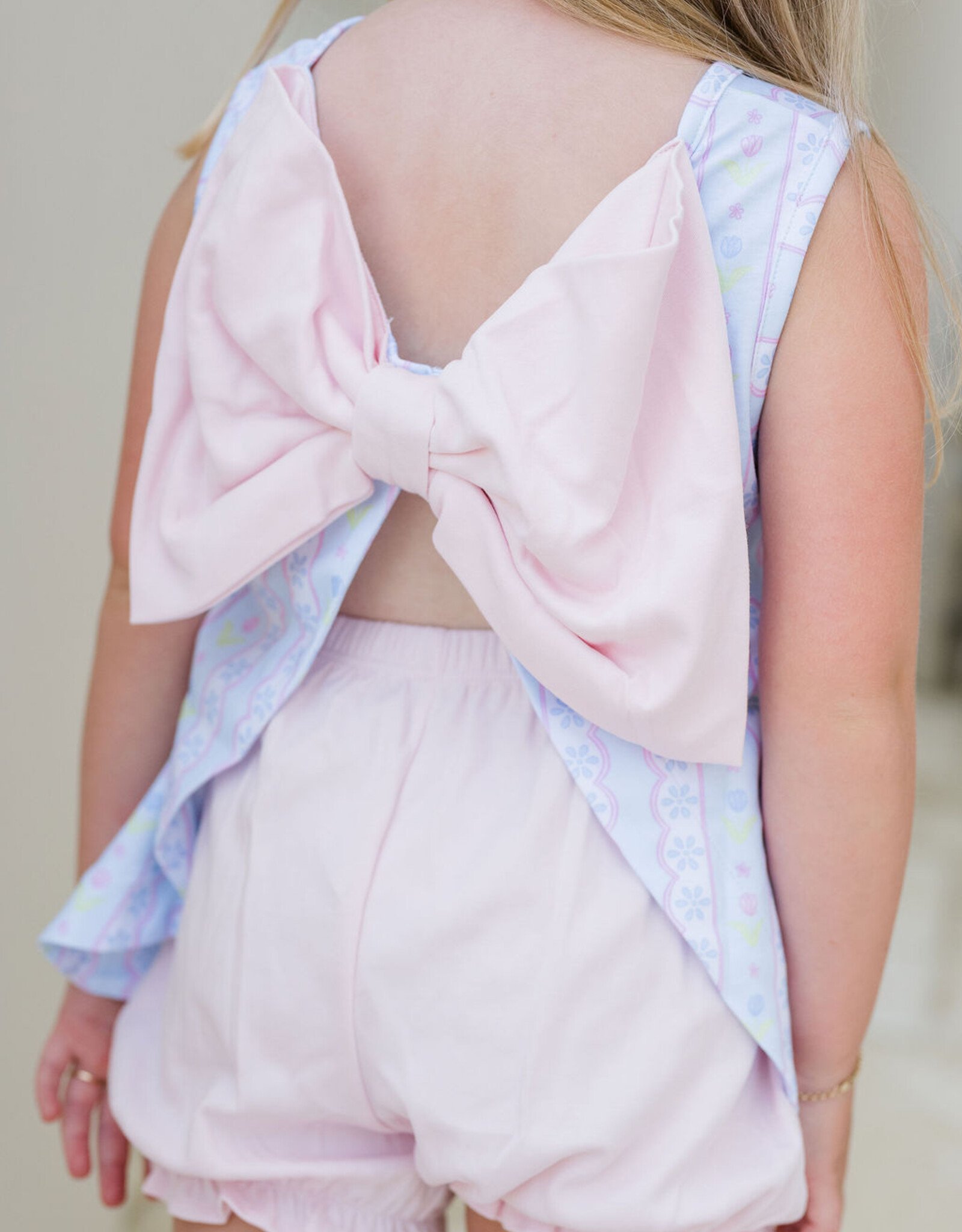 James and Lottie JL26 Lottie Bloomer Set Floral Scallop