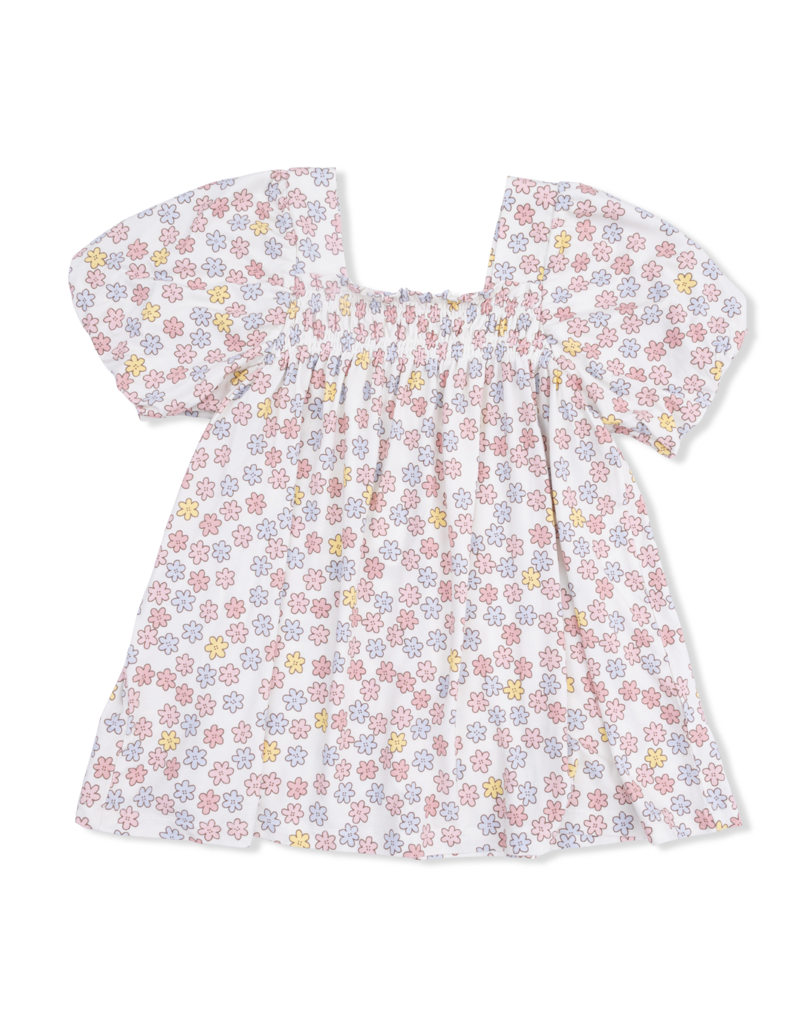 Angel Dear ADS26 Sarah Floral Puff Sleeve Dress/Bloomer