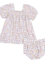 Angel Dear ADS26 Sarah Floral Puff Sleeve Dress/Bloomer