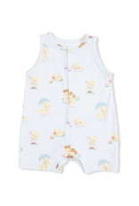 Angel Dear ADS26 Vintage Spring Ducklings Shortie Romper