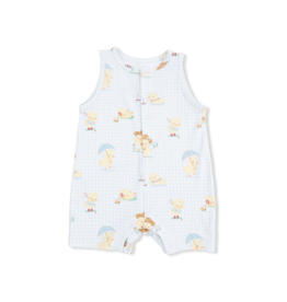 Angel Dear (18/24M) Vintage Spring Ducklings Shortie Romper