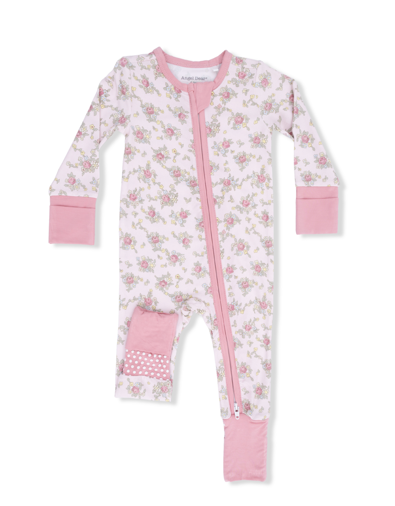 Angel Dear ADS26 2 Way Zipper Romper Edith's Rose Garden