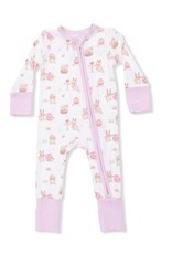 Angel Dear ADS26 2 Way Zipper Romper PINK Easter Egg Hunt