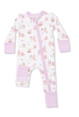 Angel Dear ADS26 2 Way Zipper Romper PINK Easter Egg Hunt