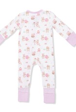 Angel Dear ADS26 2 Way Zipper Romper PINK Easter Egg Hunt