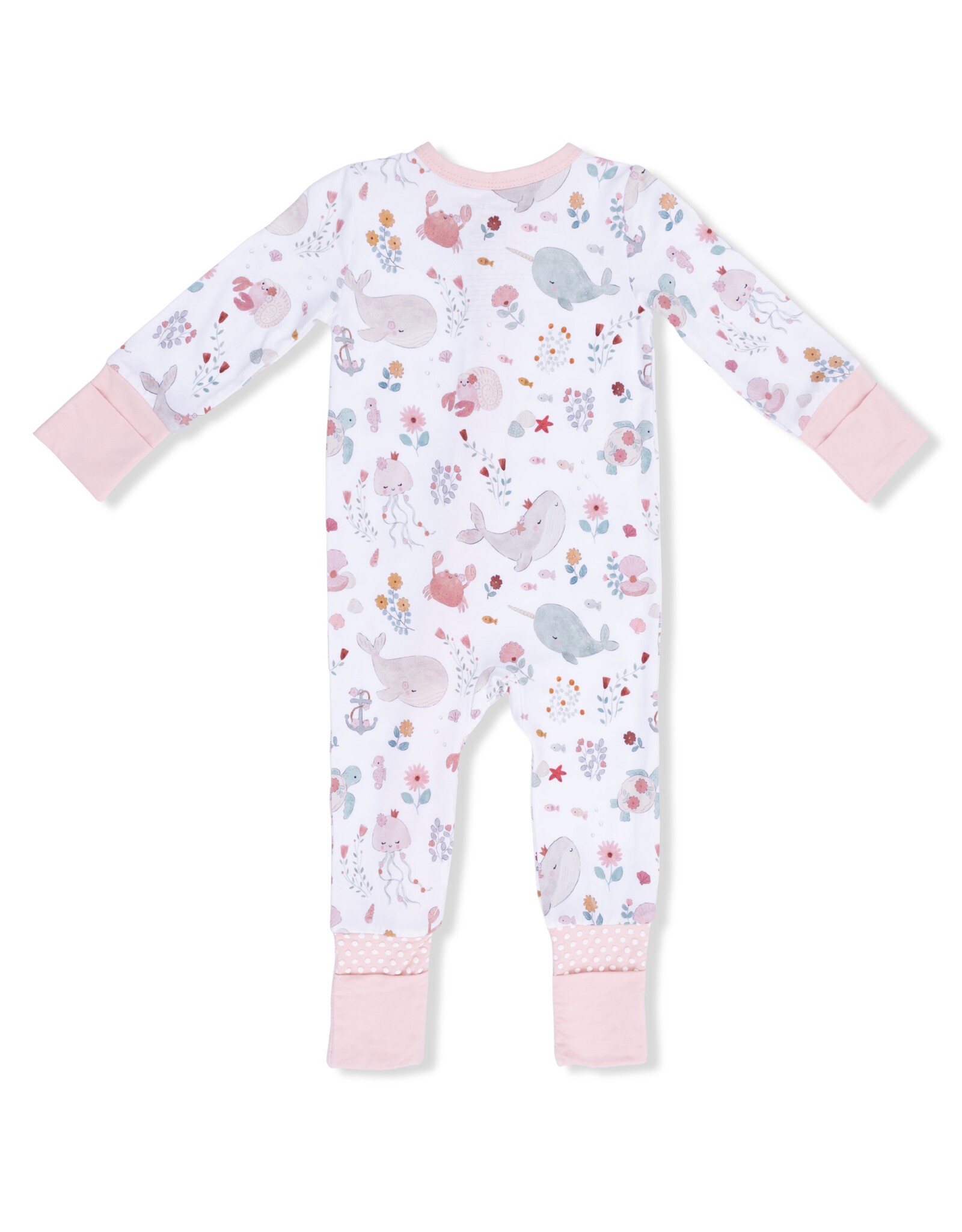 Angel Dear ADS26 2 Way Zipper Romper Garden Sea Creatures