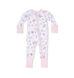 Angel Dear 2 Way Zipper Romper Garden Sea Creatures