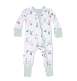 Angel Dear 2 Way Zipper Romper Golfing Teddy Bears