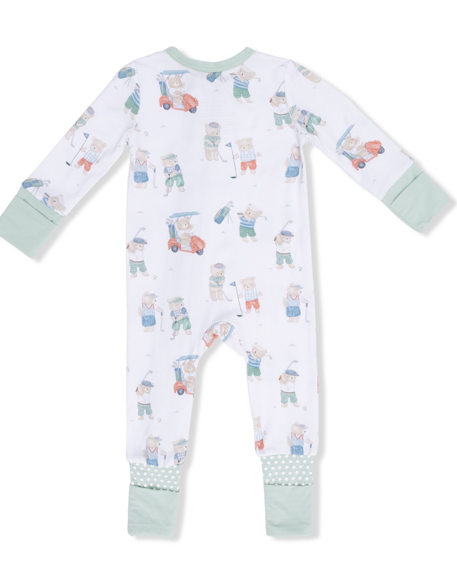 Angel Dear ADS26 2 Way Zipper Romper Golfing Teddy Bears