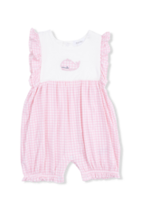 Angel Dear ADS26 Bubbly Whale Pink Ruffle Playsuit